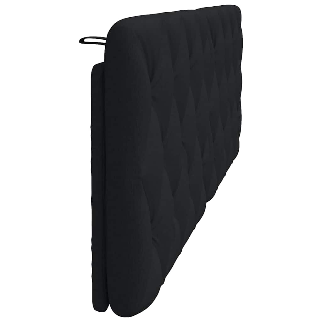 Cuscino Testiera Nero 160 cm in Tessuto