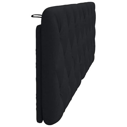 Cuscino Testiera Nero 160 cm in Tessuto - homemem39