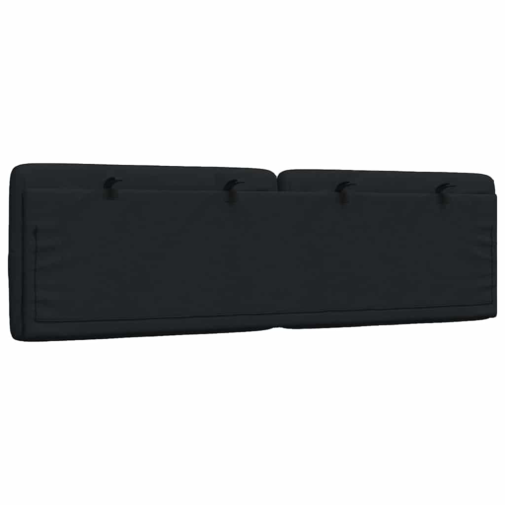 Cuscino Testiera Nero 160 cm in Tessuto - homemem39