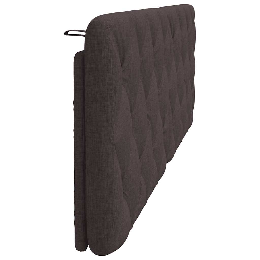 Cuscino Testiera Marrone Scuro 160 cm in Tessuto - homemem39