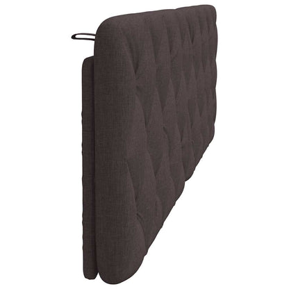 Cuscino Testiera Marrone Scuro 160 cm in Tessuto - homemem39