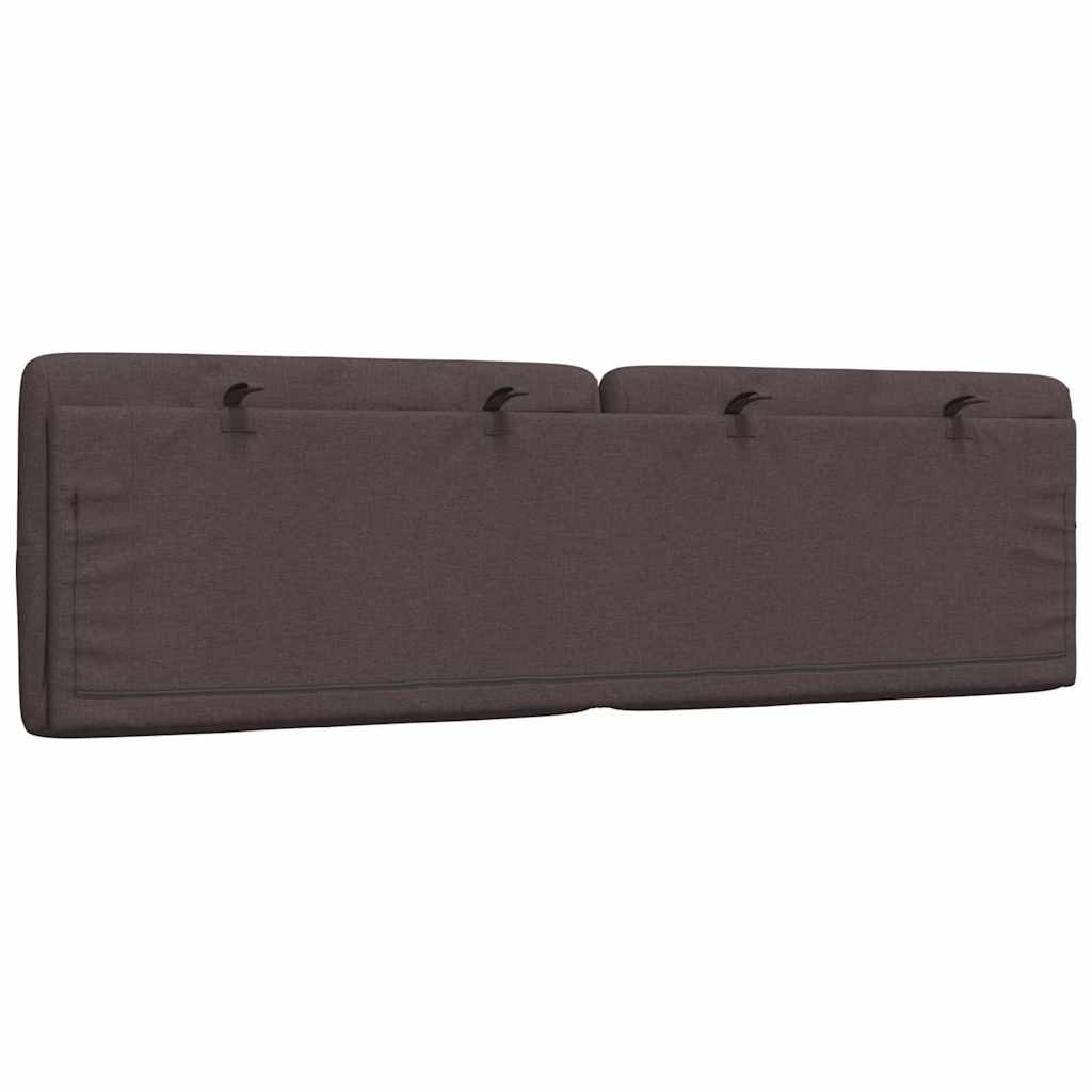 Cuscino Testiera Marrone Scuro 160 cm in Tessuto - homemem39