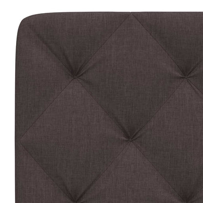 Cuscino Testiera Marrone Scuro 160 cm in Tessuto - homemem39