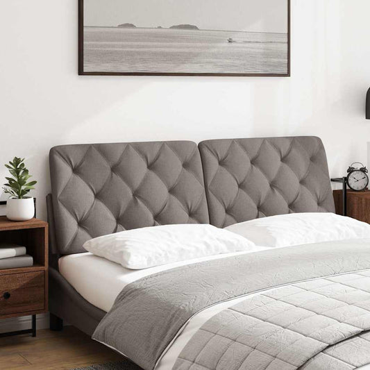 Cuscino Testiera Tortora 160 cm in Tessuto