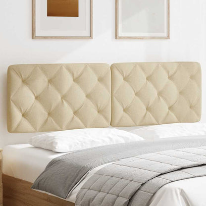 Cuscino Testiera Crema 160 cm in Tessuto