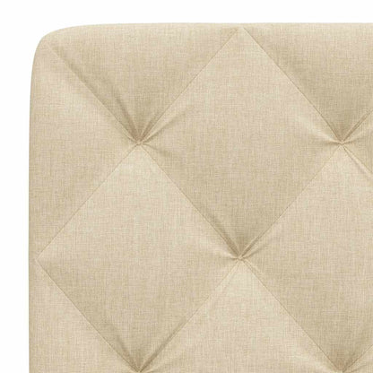 Cuscino Testiera Crema 160 cm in Tessuto