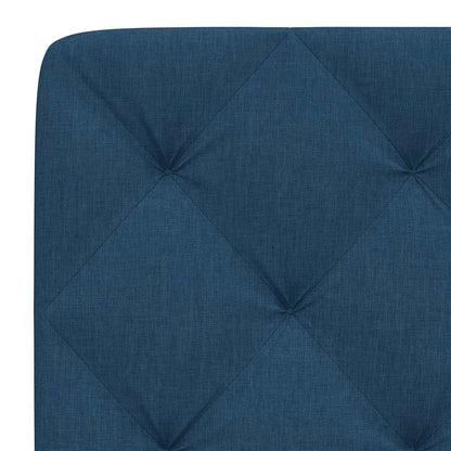 Cuscino Testiera Blu 160 cm in Tessuto