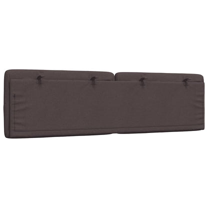 Cuscino Testiera Marrone Scuro 180 cm in Tessuto