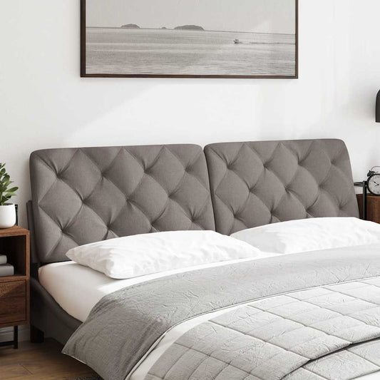Cuscino Testiera Tortora 180 cm in Tessuto