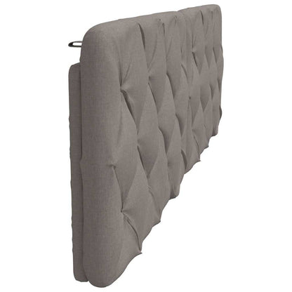 Cuscino Testiera Tortora 180 cm in Tessuto
