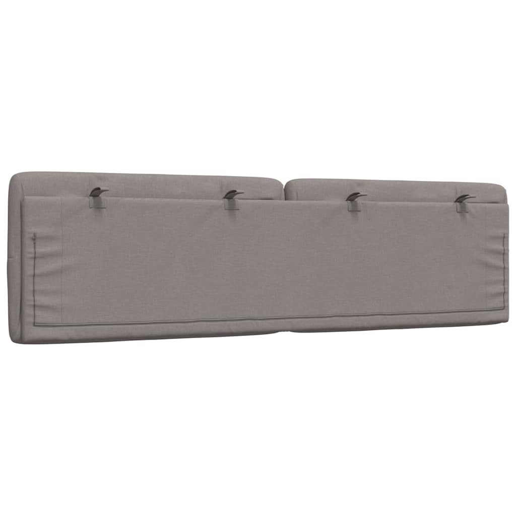 Cuscino Testiera Tortora 180 cm in Tessuto