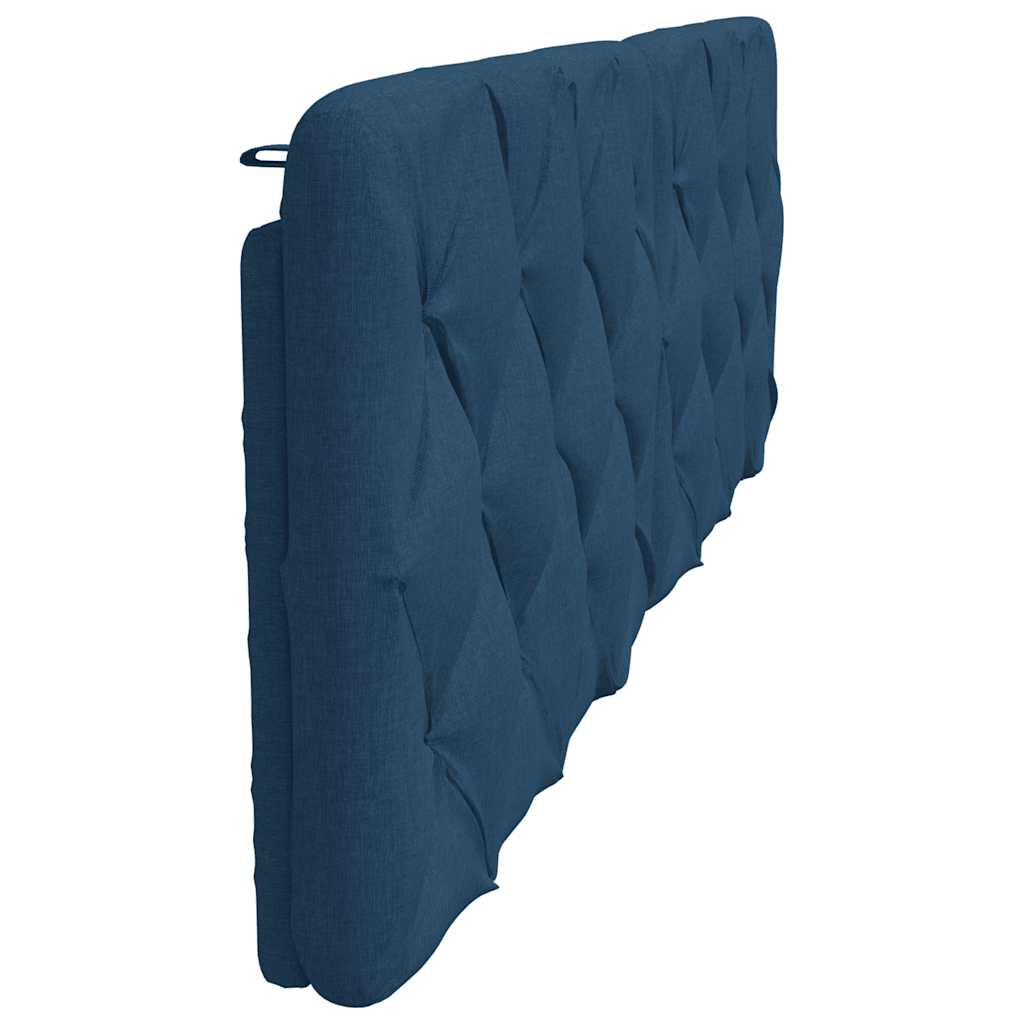 Cuscino Testiera Blu 180 cm in Tessuto