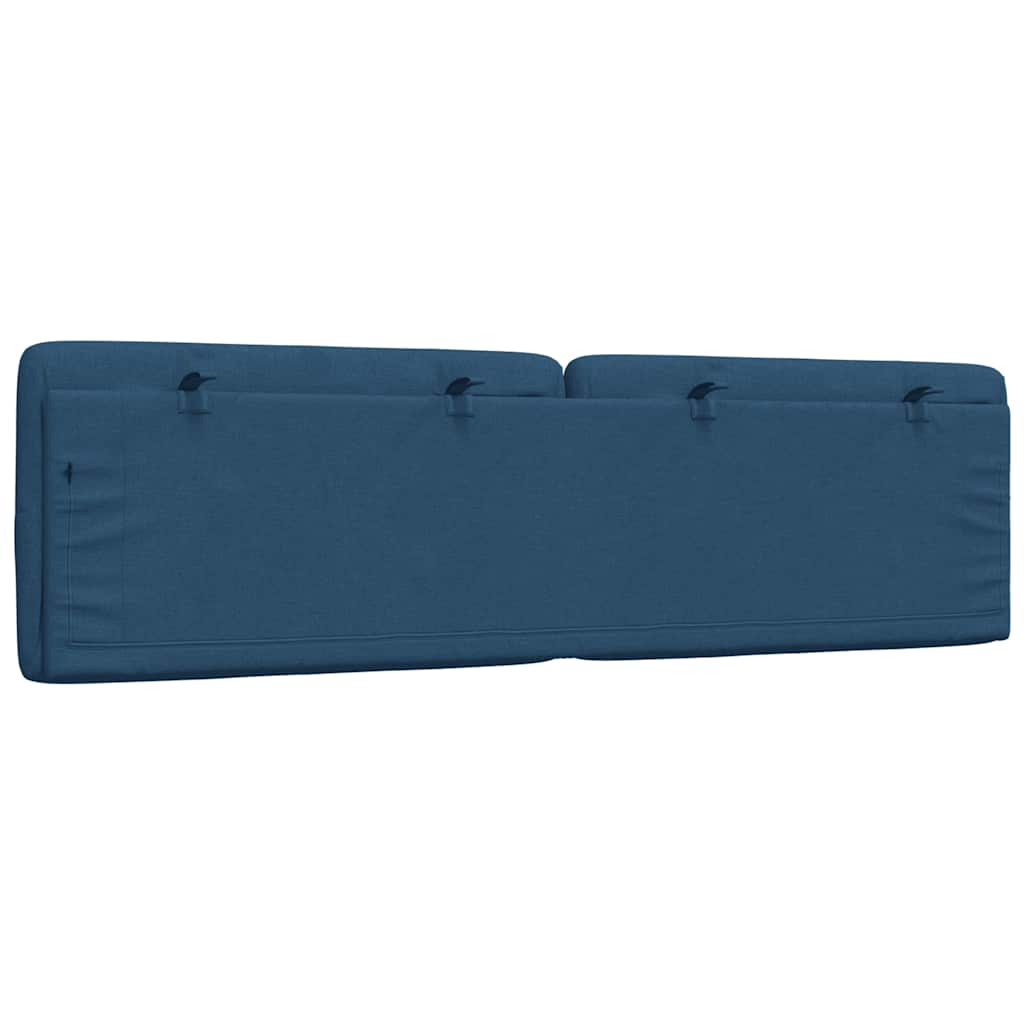 Cuscino Testiera Blu 180 cm in Tessuto