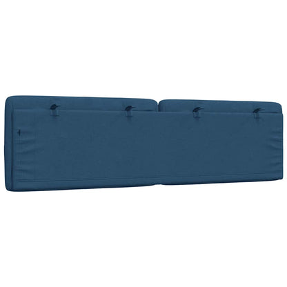 Cuscino Testiera Blu 180 cm in Tessuto