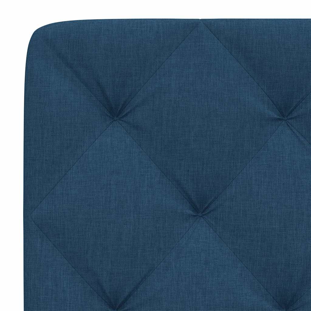 Cuscino Testiera Blu 180 cm in Tessuto