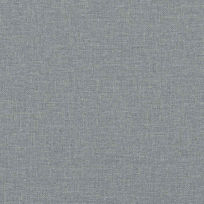 Cuscino Testiera Grigio Chiaro 200 cm in Tessuto