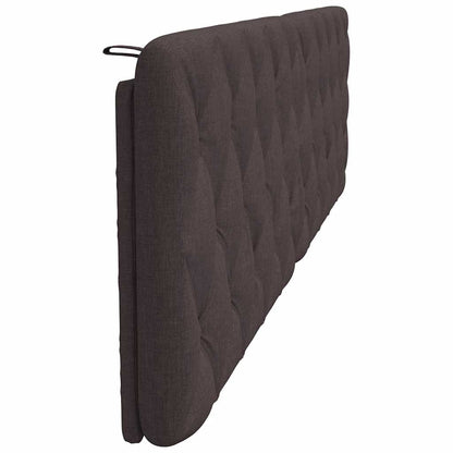 Cuscino Testiera Marrone Scuro 200 cm in Tessuto