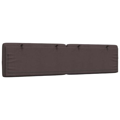 Cuscino Testiera Marrone Scuro 200 cm in Tessuto