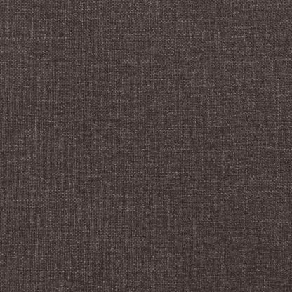 Cuscino Testiera Marrone Scuro 200 cm in Tessuto