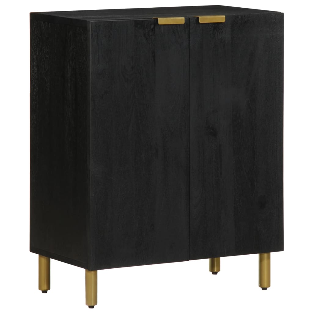 Credenze 3 pz Nere in Legno Multistrato | homemem39