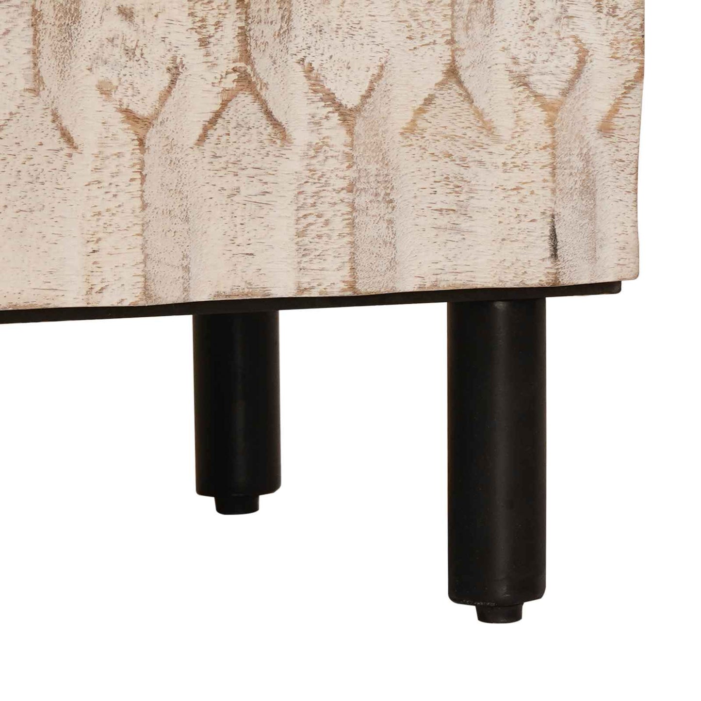 Credenza 2 pcs Finitura Bianco Lavato 60 x 33 x 75 cm