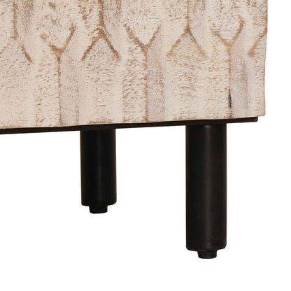 Credenza 2 pcs Finitura Bianco Lavato 60 x 33 x 75 cm
