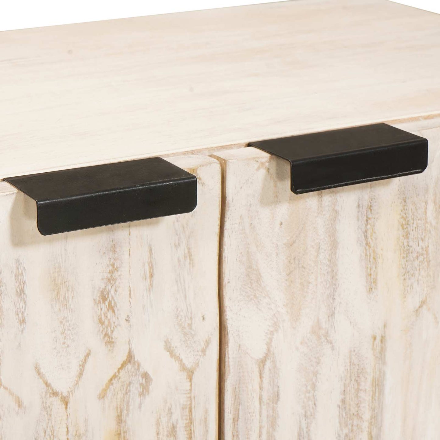 Credenza 3 pcs Finitura Bianco Lavato 180 x 33 x 75 cm
