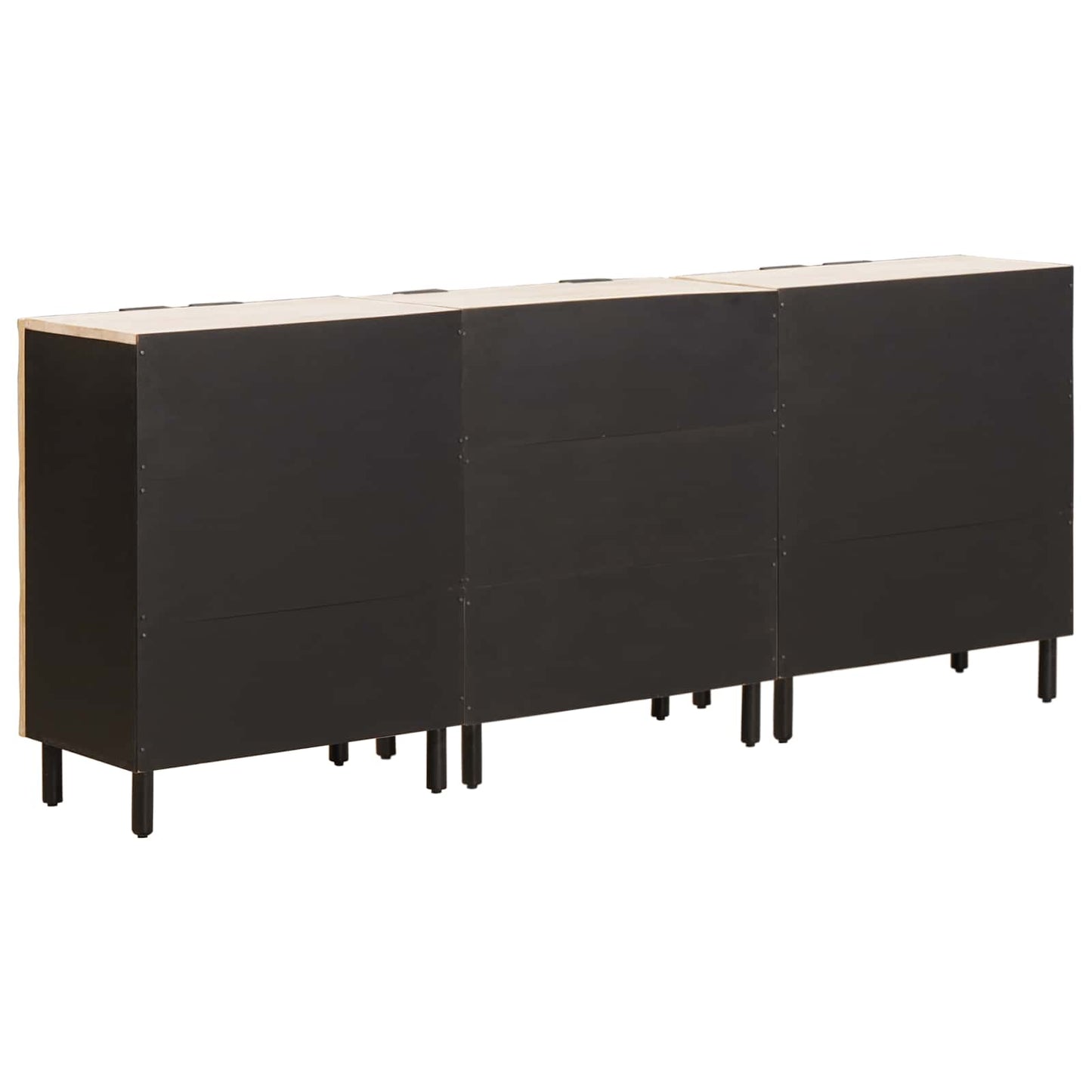 Credenza 3 pcs Finitura Bianco Lavato 180 x 33 x 75 cm