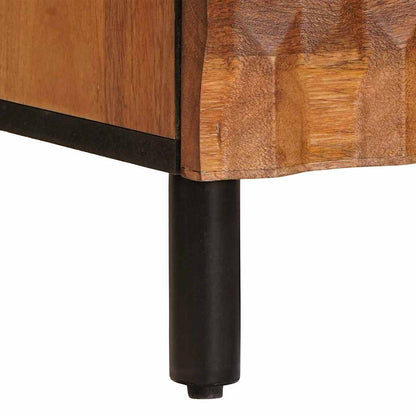 Credenza 2 pcs Finitura Marrone Acacia 60 x 33 x 75 cm | homemem39