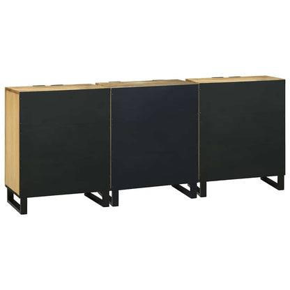 Set di mobili per il bagno 3 pcs Marrone Legno multistrato | homemem39