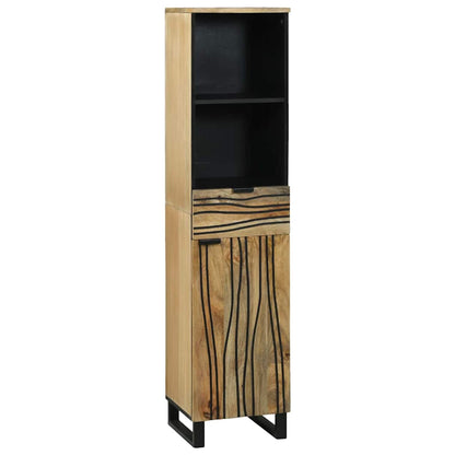 Set di mobili per il bagno 3 pcs Marrone Legno multistrato | homemem39