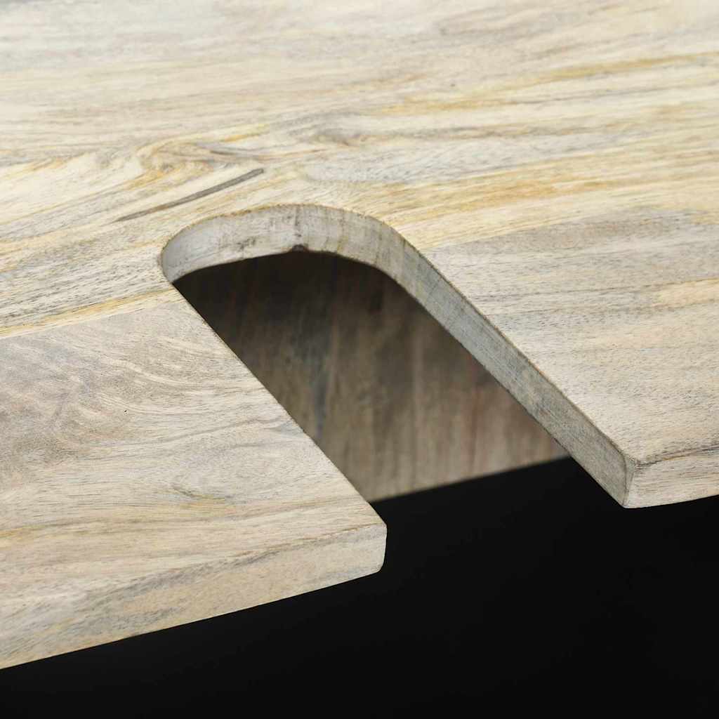 Set di mobili per il bagno con cassetto 4 pcs Marrone noce