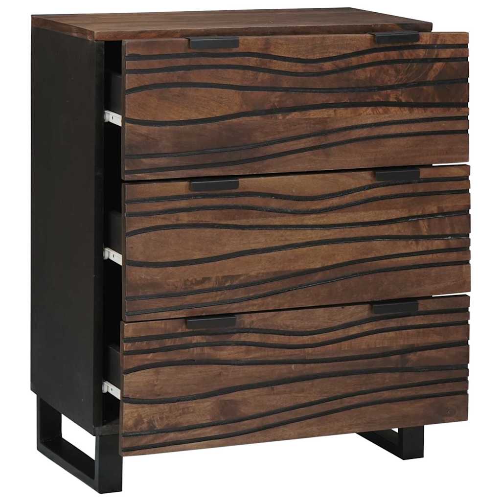 Sideboards con cassetto 2 pcs Marrone 60 x 33.5 x 75 cm - homemem39