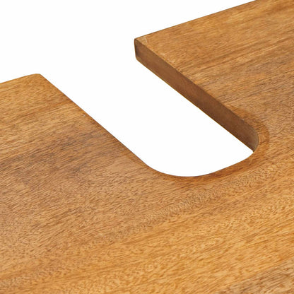 Set di mobili per il bagno 2 pcs Marrone Legno multistrato | homemem39