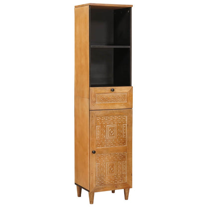 Set di mobili per il bagno 4 pcs Marrone Legno multistrato | homemem39
