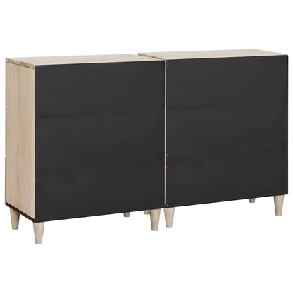 Credenza 2 pcs Bianco 120 x 33,5 x 75 cm | homemem39