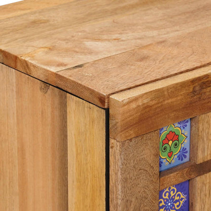 Set di mobili per il bagno con cassetto 3 pcs Naturale | homemem39