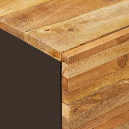 Set da Bagno con archiviazione Naturale Legno di mango massello