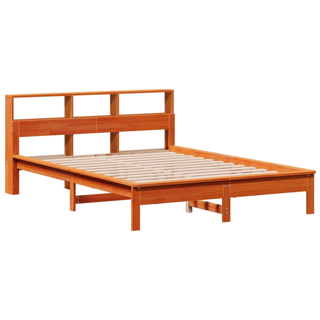 Giroletto senza Materasso Marrone Cera 140x200cm Massello Pino | homemem39