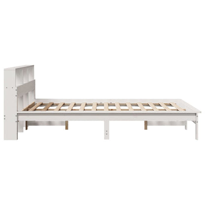 Letto senza Materasso Bianco 135x190 cm Legno Massello di Pino | homemem39