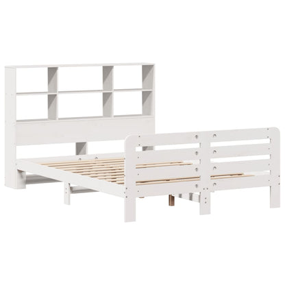 Letto senza Materasso Bianco 120x190 cm Legno Massello di Pino