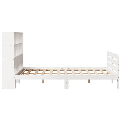 Letto senza Materasso Bianco 120x190 cm Legno Massello di Pino