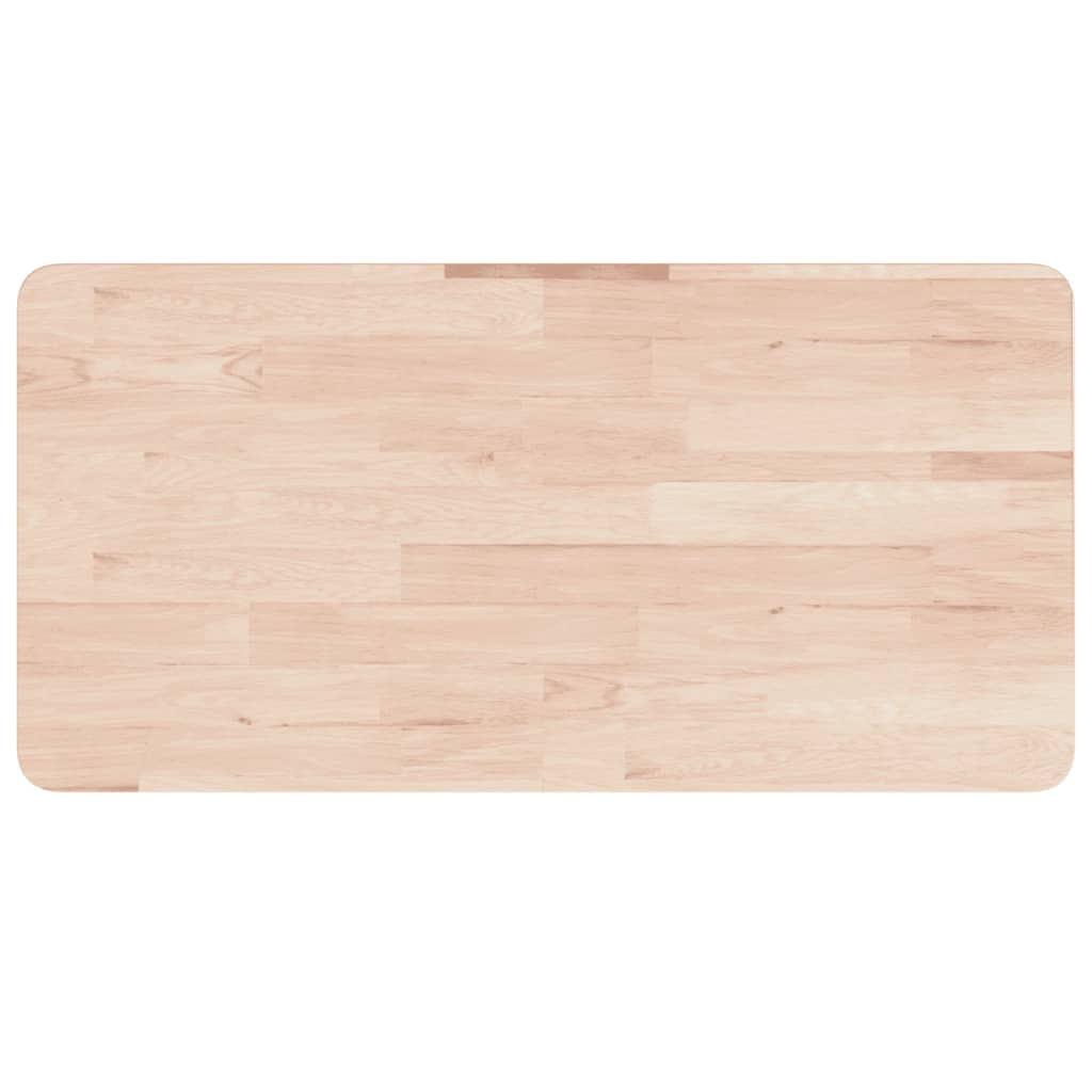 Banco Lavoro 100x60x83 cm Legno Massello Rovere Rettangolare | homemem39