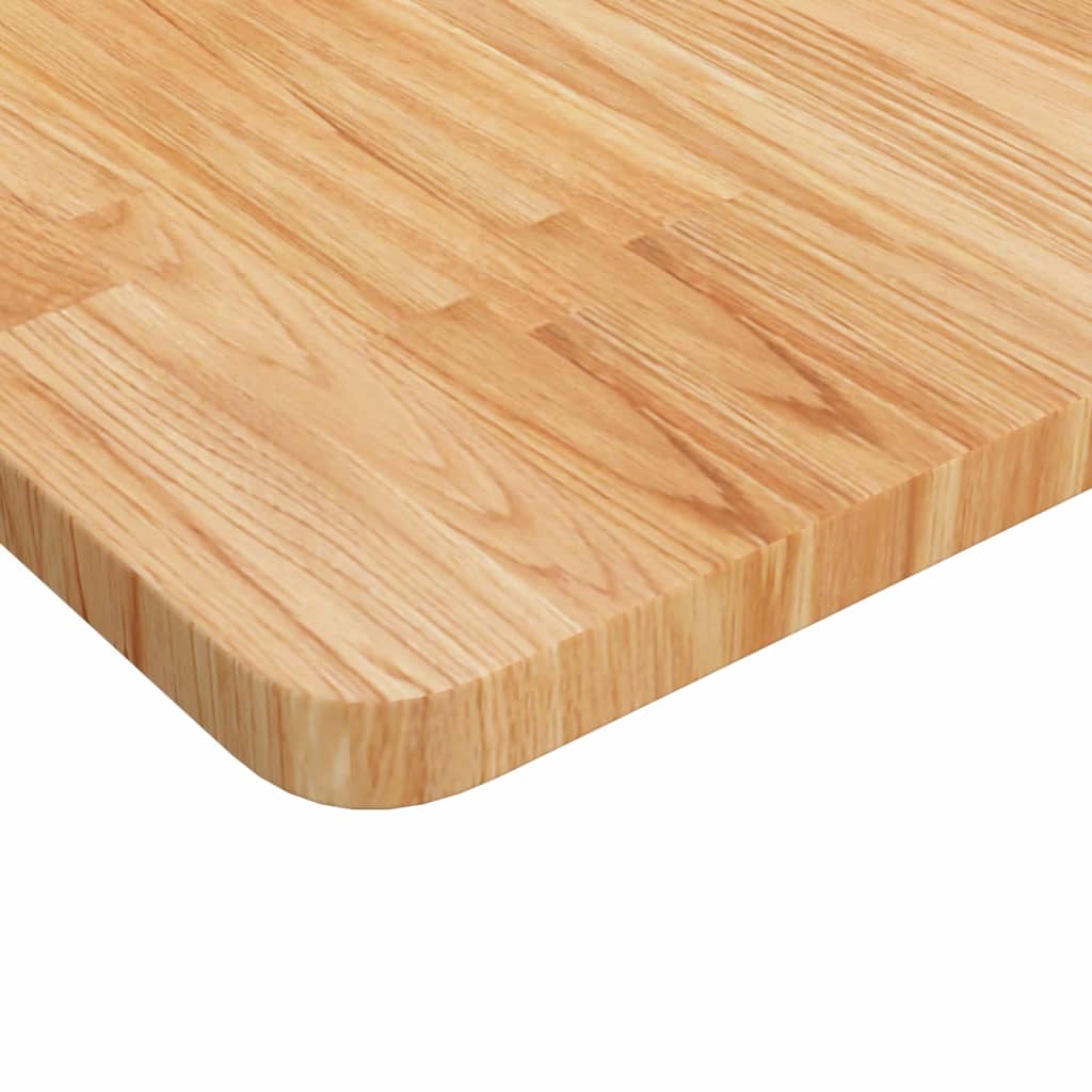 Banco Lavoro Marrone Chiaro 100x60x81,5cm Legno Massello Rovere | homemem39