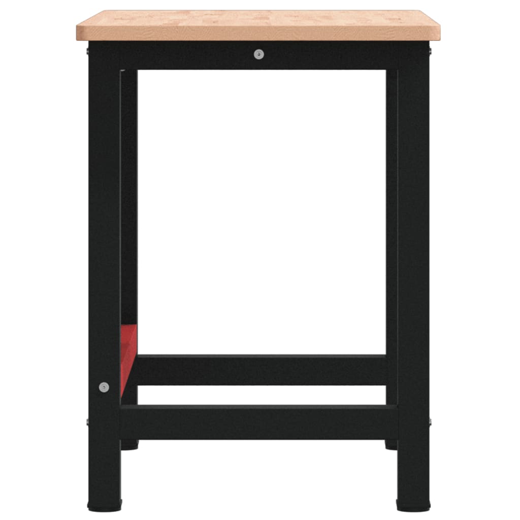 Banco Lavoro 100x60x81,5 cm Legno Massello Faggio Rettangolare | homemem39