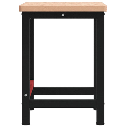 Banco Lavoro 100x60x83 cm Legno Massello Faggio Rettangolare - homemem39