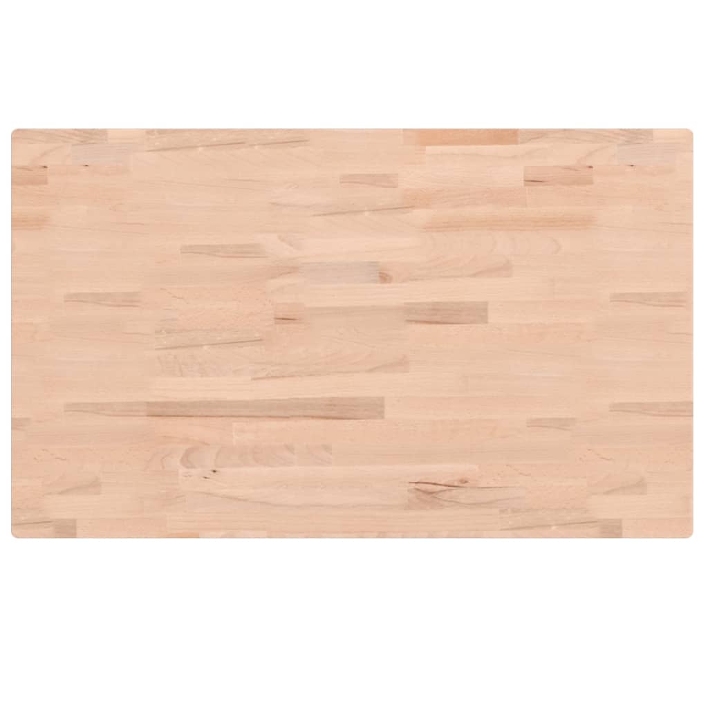 Banco Lavoro 100x60x83 cm Legno Massello Faggio Rettangolare - homemem39