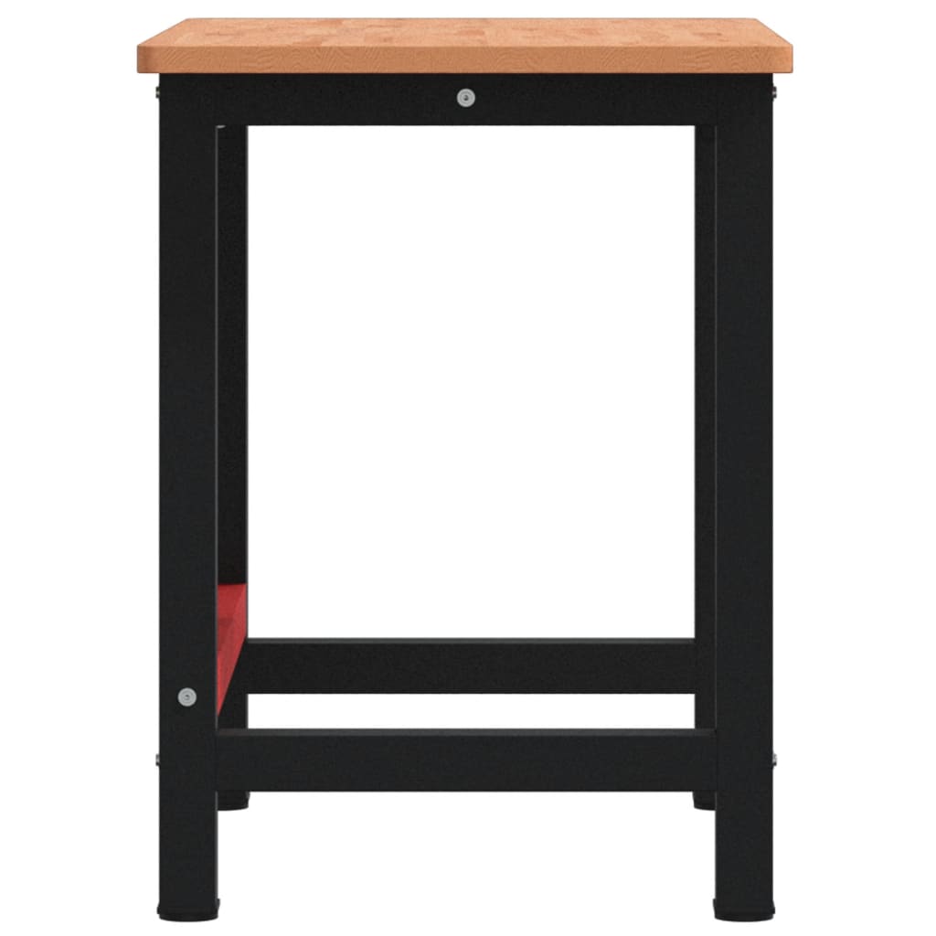 Banco Lavoro 100x60x81,5 cm Legno Massello Faggio Rettangolare | homemem39