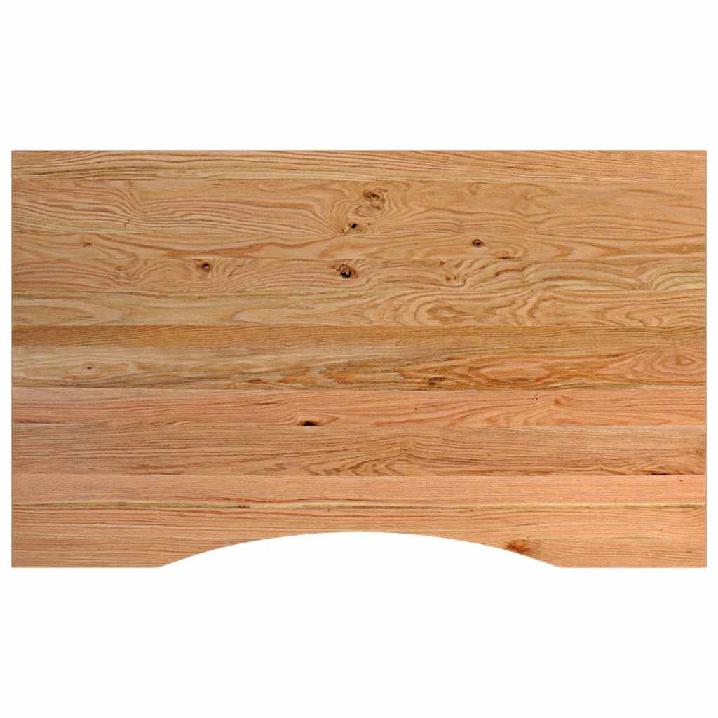 Banco Lavoro Marrone Chiaro 100x60x81,5cm Legno Massello Rovere - homemem39