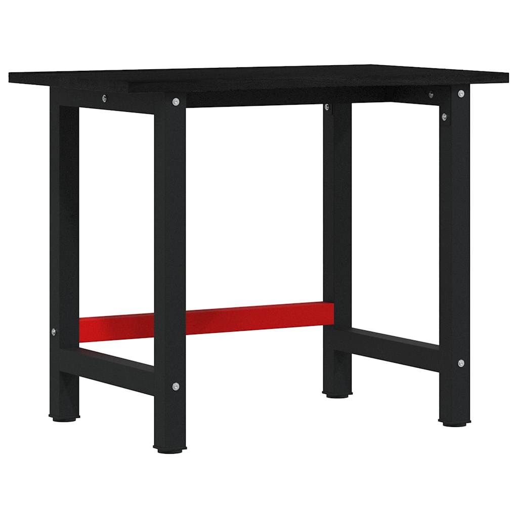 Banco Lavoro Marrone Scuro 100x60x81,5 cm Legno Massello Rovere - homemem39